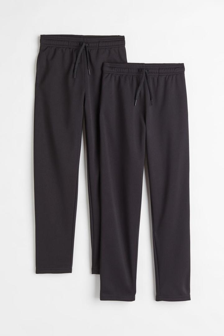 H & M - 2-pack Track Pants - Black