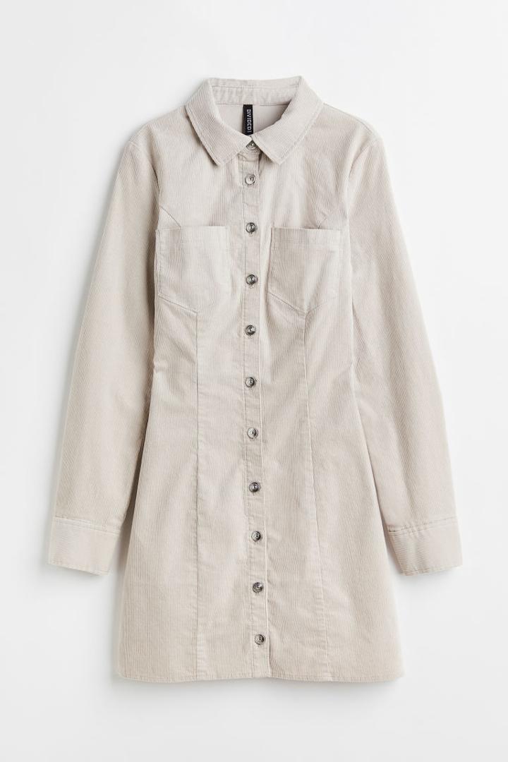 H & M - Shirt Dress - Brown
