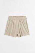 H & M - Linen-blend Shorts - Brown