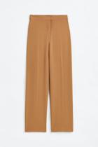 H & M - Wide-cut Pants - Beige