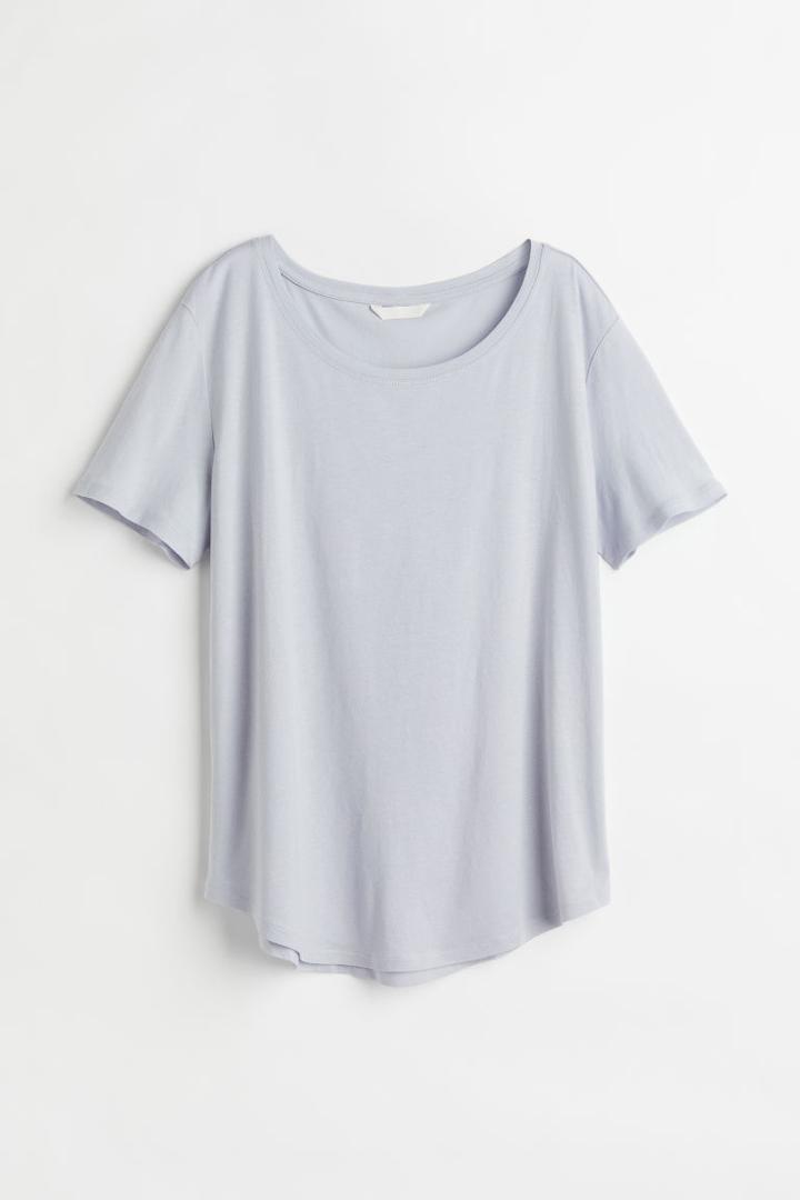 H & M - Modal-blend T-shirt - Blue
