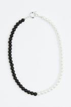 H & M - Beaded Necklace - Black