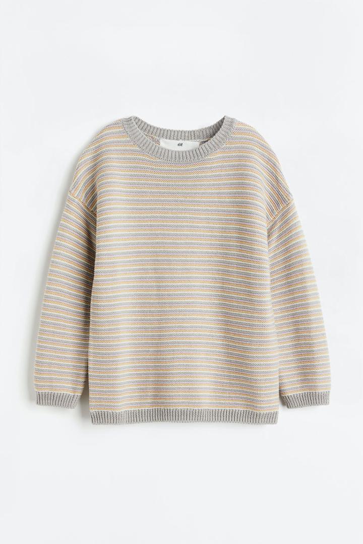 H & M - Cotton Sweater - Gray