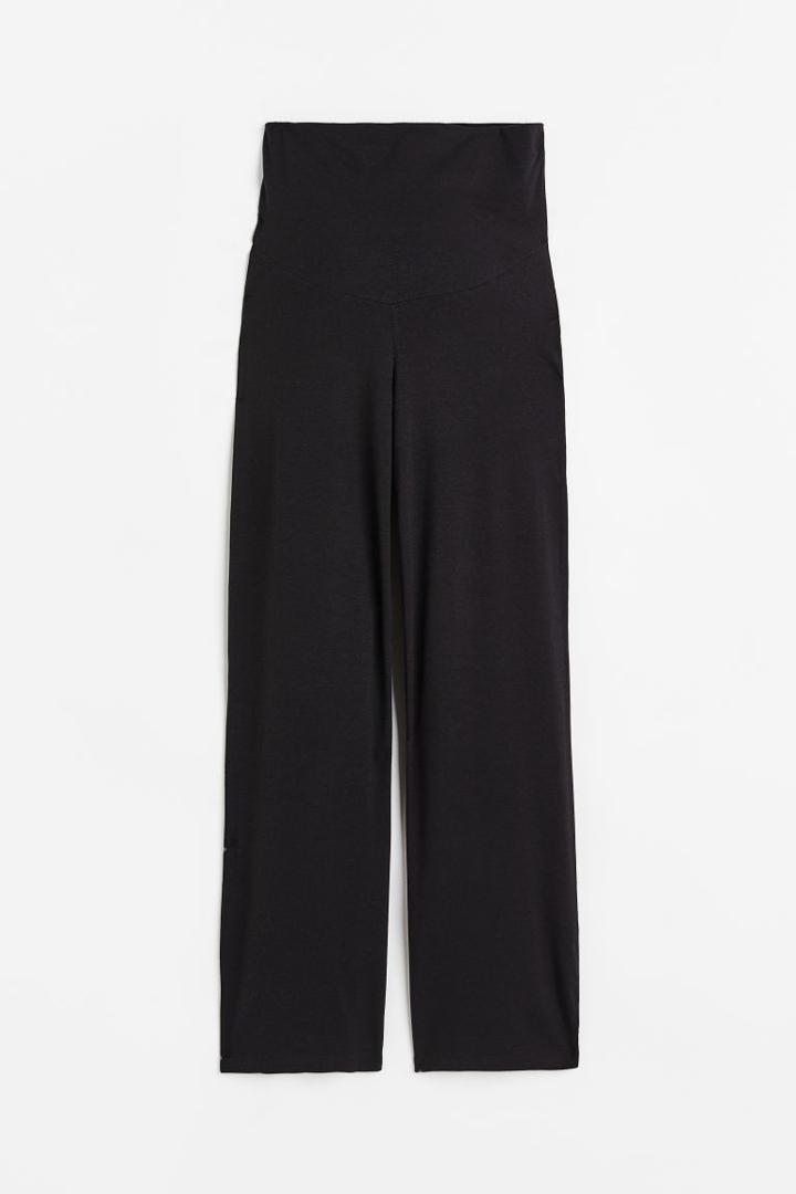H & M - Mama Before & After Jersey Pants - Black