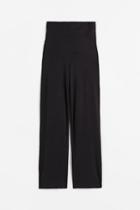 H & M - Mama Before & After Jersey Pants - Black