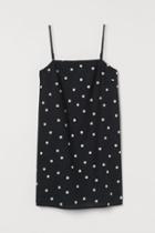 H & M - Cotton Dress - Black