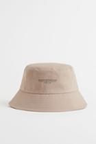 H & M - Cotton Bucket Hat - Beige