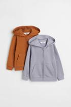 H & M - 2-pack Hooded Jackets - Yellow