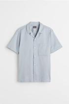 H & M - Regular Fit Resort Shirt - Blue