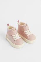 H & M - Warm-lined High Tops - Pink