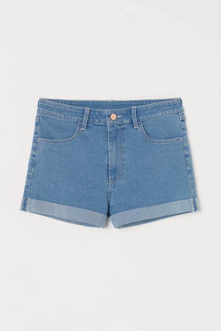 H & M - Denim Shorts - Blue