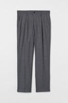 H & M - Regular Fit Pants - Gray