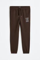 H & M - Slim Fit Sweatpants - Brown