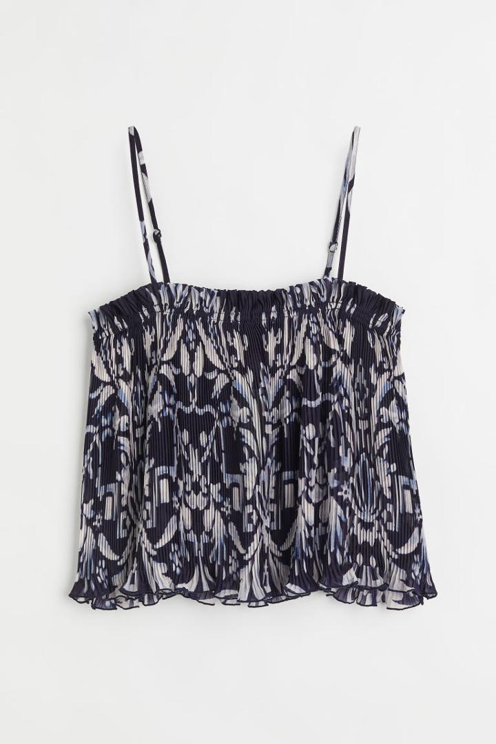 H & M - Chiffon Top - Blue