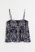 H & M - Chiffon Top - Blue