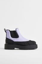 H & M - Chunky Chelsea Boots - Purple