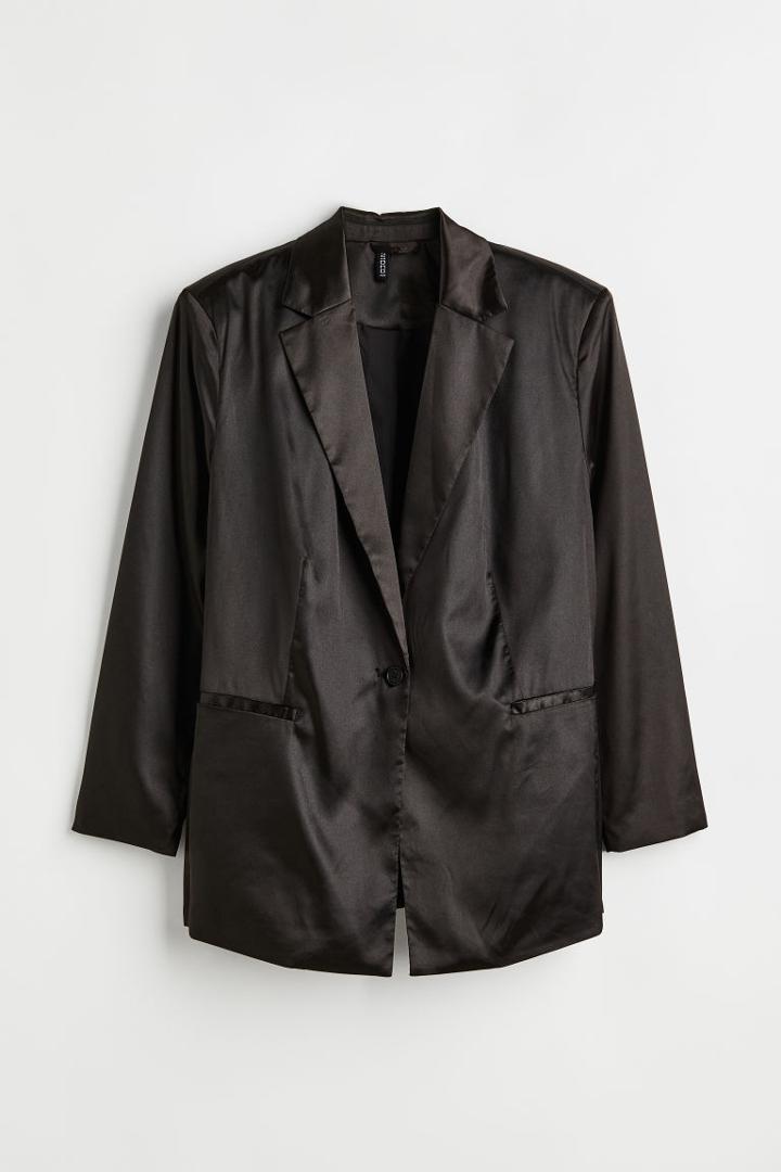 H & M - H & M+ Oversized Jacket - Black