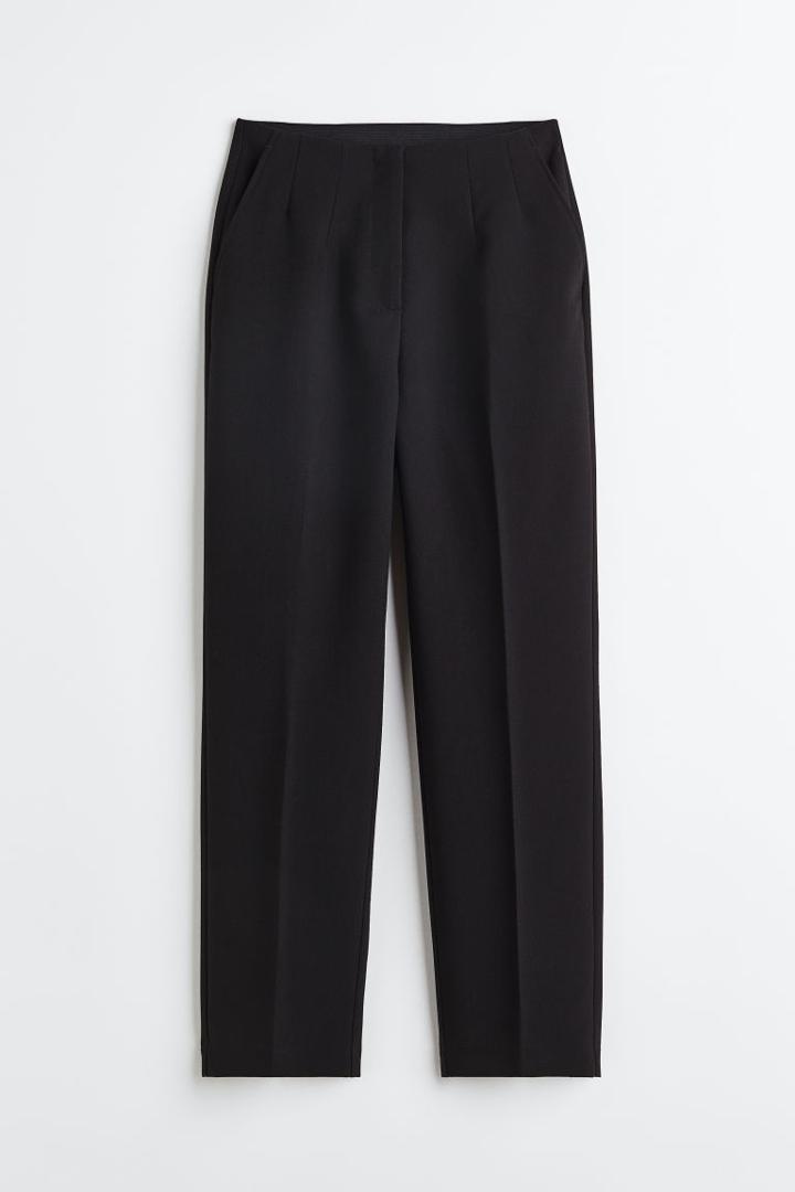 H & M - Tapered Pants - Black