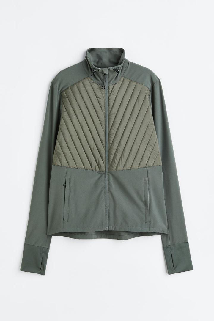 H & M - Drymove&trade; Running Jacket - Green