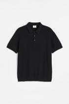 H & M - Regular Fit Polo Shirt - Black