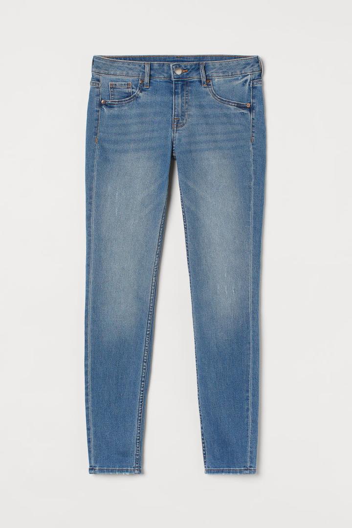 H & M - Curvy Low Jeggings - Blue