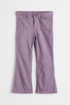 H & M - Flared Pants - Purple