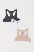 H & M - 3-pack Tops - Pink