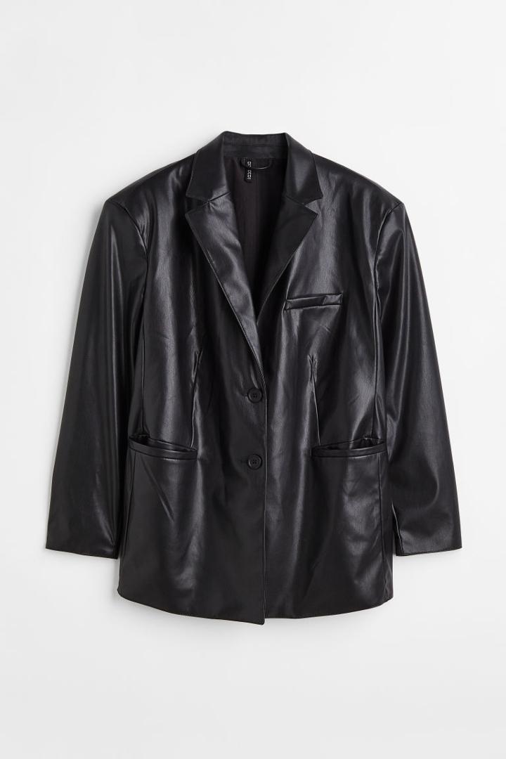 H & M - H & M+ Single-breasted Jacket - Black