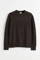 H & M - Knit Wool Sweater - Brown
