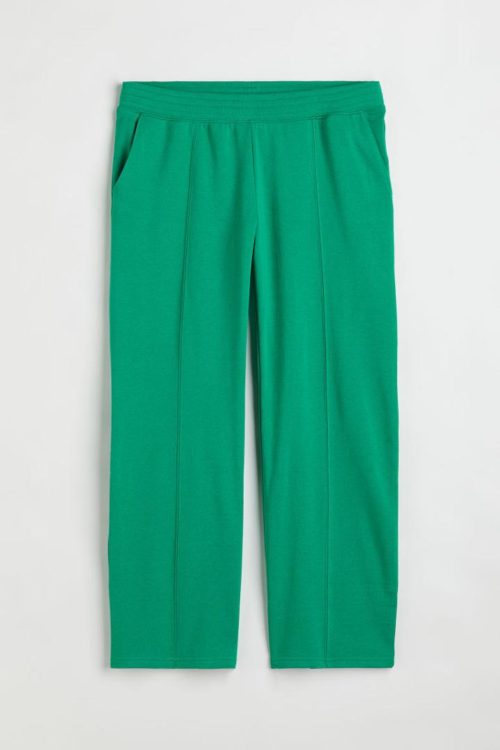 H & M - H & M+ Straight Joggers - Green