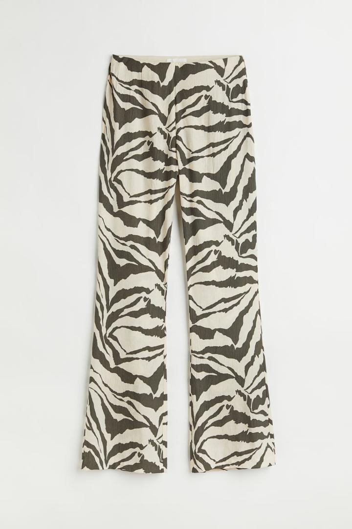 H & M - Flared Pants - Beige