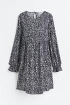 H & M - Mama Tie-detail Dress - Blue