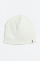 H & M - Ribbed Jersey Hat - White