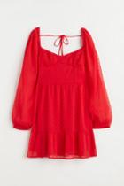 H & M - Plumeti Dress - Red