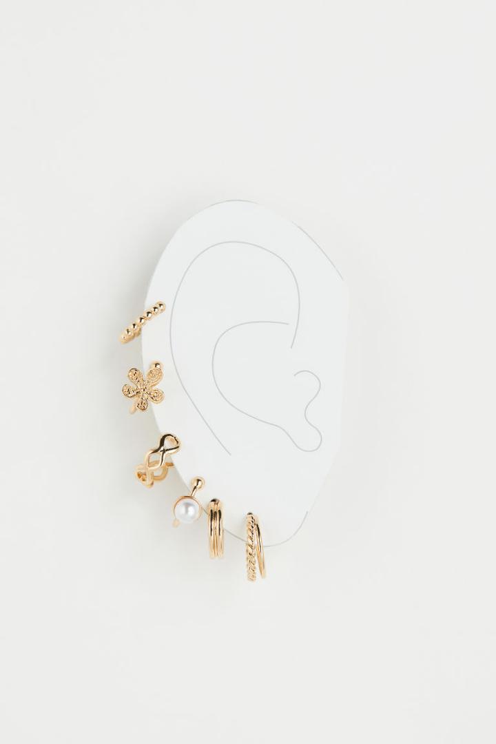 H & M - 6-pack Ear Cuffs - Gold