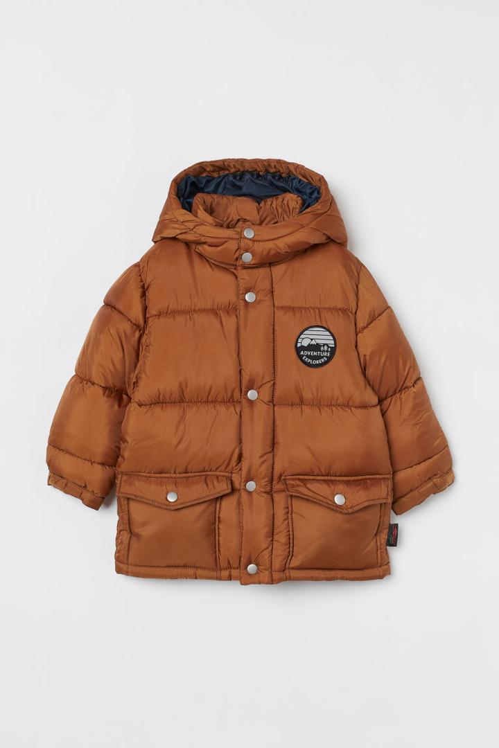 H & M - Water-repellent Winter Jacket - Beige