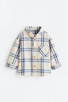 H & M - Flannel Shirt - Beige