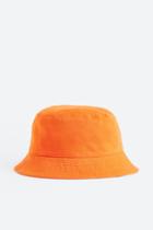H & M - Cotton Bucket Hat - Orange