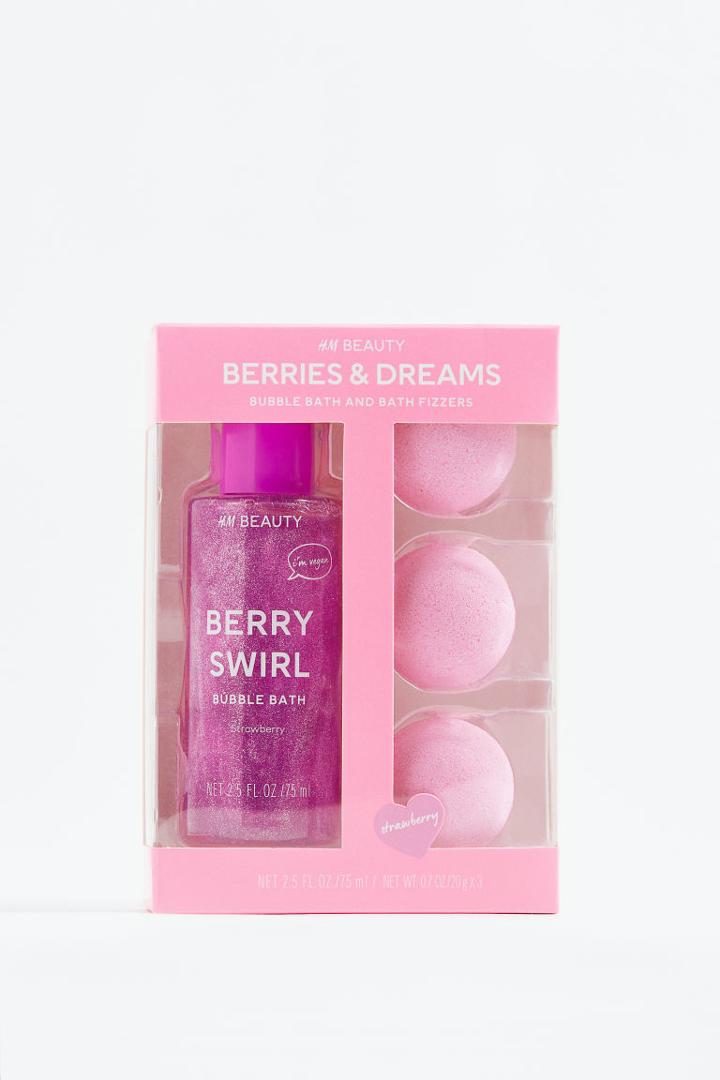 H & M - Bubble Bath And Bath Fizzers - Pink