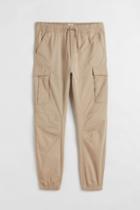 H & M - Cargo Joggers - Beige