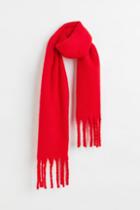 H & M - Woven Scarf - Red