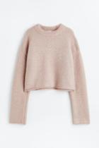 H & M - Glittery Sweater - Beige