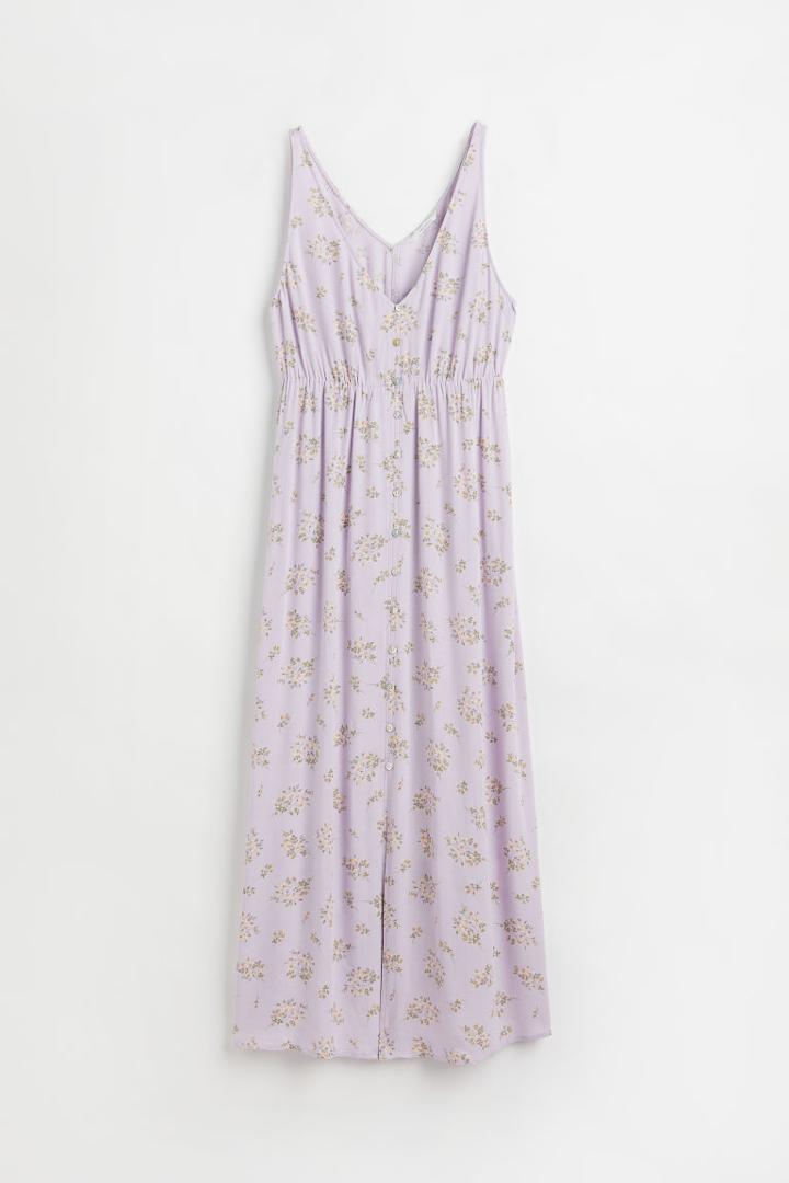 H & M - Mama V-neck Dress - Purple