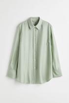 H & M - Relaxed-fit Shirt - Green