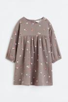 H & M - A-line Dress - Brown