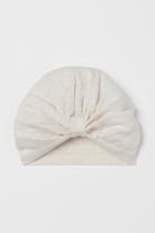 H & M - Knit Cotton Turban - Beige
