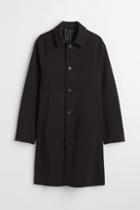 H & M - Twill Car Coat - Black