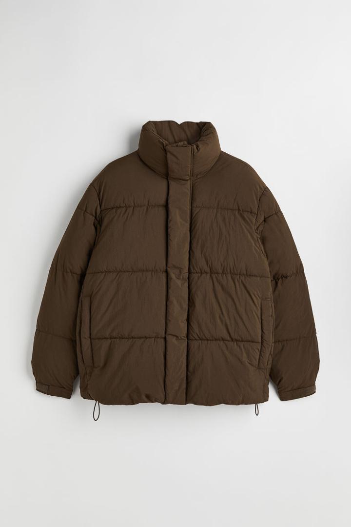 H & M - Water-repellent Puffer Jacket - Brown