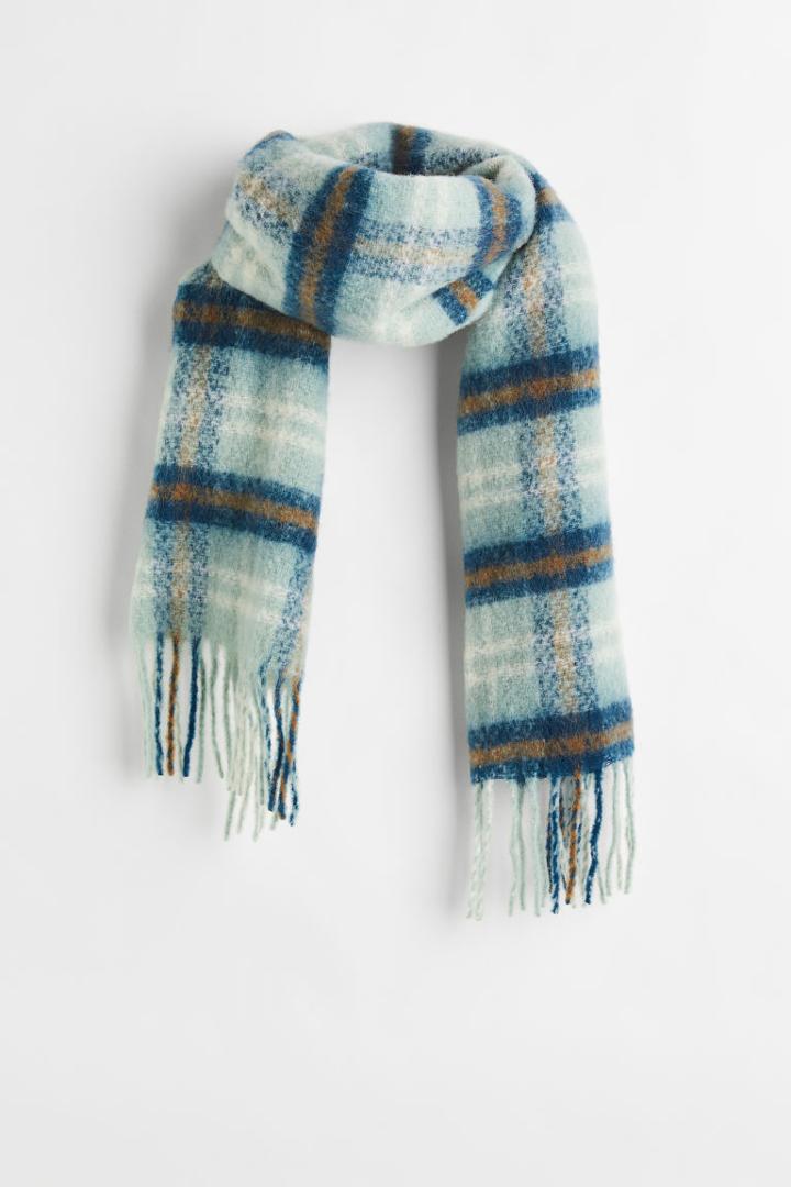 H & M - Brushed Scarf - Green