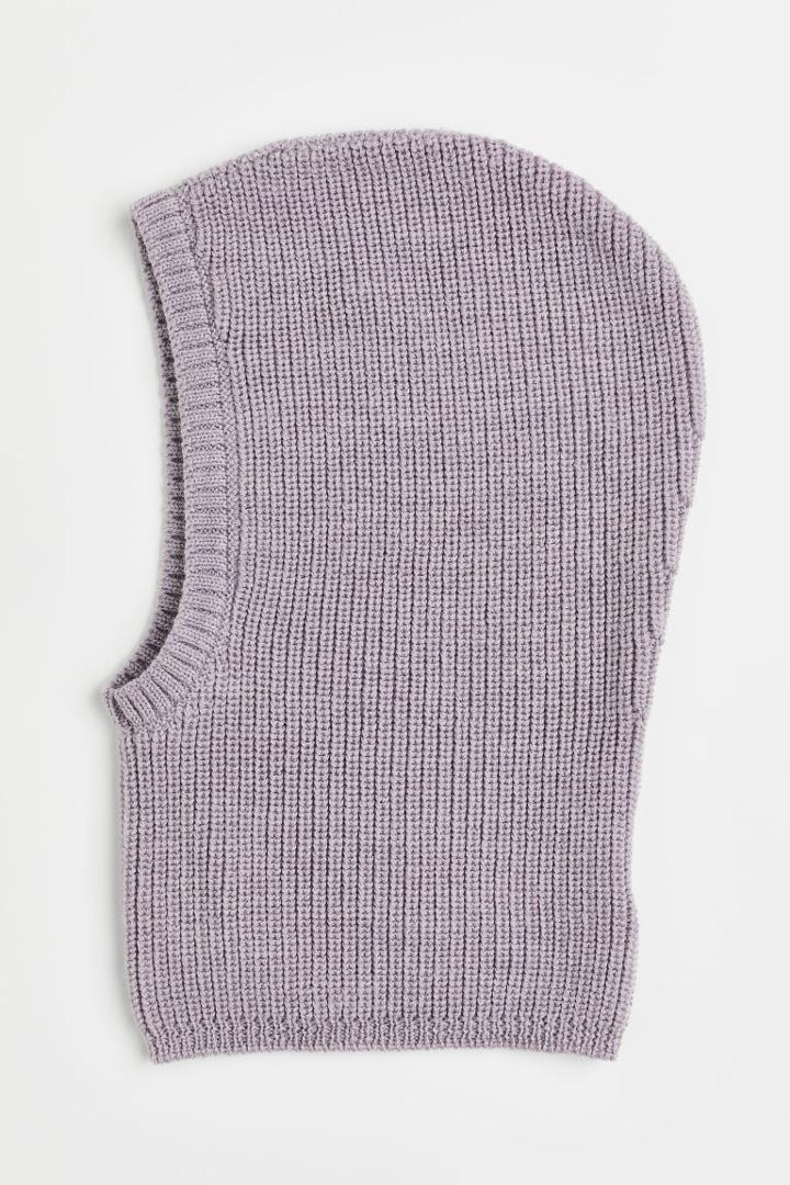 H & M - Knit Wool Balaclava - Gray